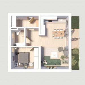 Wizualizacja-apartament-Panorama-nieka